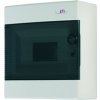 Rozdzielnica natynkowa 8 modułowa 1x8M drzwi transparentne IP40 ECT8PT 001101000 ETI
