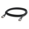 Ubiquiti UniFi Patch Cable Outdoor, Patchcord STP kat.5e 2m, czarny (UACC-Cable-Patch-Outdoor-2M-BK)