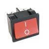 Przełącznik kołyskowy czerwony stabilny ON-ON