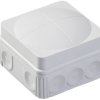 Cable junction box, no. of entries: 2, 2.5 mm², light gray, IP66, 10060522