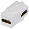 LINDY 60490 HDMI Adapter HDMI Socket To Socket White Audio Video Adapter