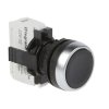 Przycisk sterowniczy 22mm płaski czarny bez podświetlenia 1Z Osmoz 023706