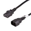 Przedłużacz przewodu zasilającego IEC C13/IEC C14 - 5m czarny - Akyga AK-PC-11A