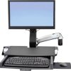 Ergotron Uchwyt ścienny do monitora StyleView® Sit-Stand Combo 1 Wyświetlacz 25,4 cm (10