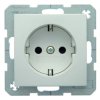 Gniazdo SCHUKO z podwyższoną ochroną styków śnieżnobiały S.1/B.1/B.3/B.7 Glas 41231909