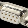 101-09-2-3-CL D-SUB socket, 9-pin, rotated contacts, gold plated