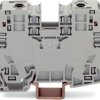 2-wire feed-through terminal, spring-clamp connection, 6-35 mm², 1 pole, 125 A, 8 kV, black, 285-136