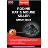 Rentokil PSMR12 Rodine Rat & Mouse Killer Grain Bait (Sachets 4)