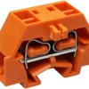 4-wire terminal, spring-clamp connection, 0.08-1.5 mm², 1 pole, 18 A, 6 kV, orange, 260-336