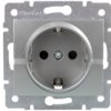Logi Gniazdo Pojedyncze Schuko Ochrona Styków Śrubowy Srebrny 16A 250V...