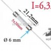 6,3A bezpiecznik ceramiczny do PCB; 5x20mm