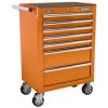 Sealey AP26479TO Rollcab 7 Drawer with Ball Bearing Runners - Orange