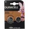 Duracell DL2032B2 Lithium Coin Cell Battery CR2032 3V - Pack of 2