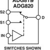 0.5 Ω CMOS 1.8 V to 5.5 V 2:1 Mux/SPDT Switch with MBB Switching Action