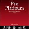 Canon Photo Paper Pro Platinum PT-101 2768B016 Papier fotograficzny DIN A4 300 g/m² 20 ark. wysoki połysk