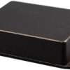 Aluminum die cast enclosure, (L x W x H) 120 x 120 x 59 mm, black (RAL 9005), IP54, 1590UFLBK