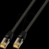1812-1,5M-UF Cat.6a Ultra Flex patch cable - 1.5 m - black