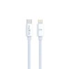 Kabel USB-C - Lightning 1.0M 27W biały nylon - Maxlife MXUC-12