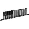 Sealey AK7995 Socket Set Deep 13pc 1/2"Sq Drive Metric - Black Series