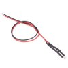 Orange 1.8mm Prewired LED Clear Lens 20cm Cable 12V