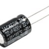 Kondensator 22μF 400V dc Radialny, Otwór przelotowy RS PRO roztaw: 5mm 13 (Dia.) x 21mm