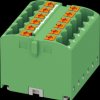 3273294 Distributor block PTFIX, 12x2.5, green
