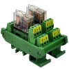 DIN Rail Mount AC/DC 24V Control 2 DPDT 5Amp Pluggable Power Relay Interface Module.