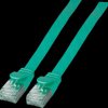 K5545GN.1,5 Cat.6a flat patch cable, U/FTP, 1.5m, green