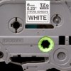 Labelling tape cartridge, 6 mm, tape white, font black, 8 m, TZE-S211