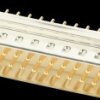 101-25-1-3-CL D-SUB plug, 25-pin, twisted contacts, gold plated
