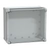 Obudowa ABS PanelSeT 291 mm 168 mm wys. zew. 341 mm Schneider Electric IP66 IK07 Szary Przezroczysty