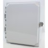 Hammond PCJ1086L IP66 Type 4X Polycarbonate Junction Box Hinged Lid Snap Latch