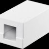 79355 Keystone empty housing 1 port, white