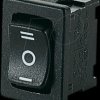 01808.6103-00 Rocker switch ON-OFF-ON, 1-pin, black