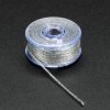 Stainless Thin Conductive Yarn / Thick Conductive Thread - 30 ft
