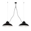 Lampa Wisząca Gustav Black 2Xe27 Mlp4814 Milagro