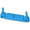 Pin header, 50 pole, pitch 2.54 mm, straight, blue, 3-5499206-0