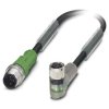 Przewód czujnik-siłownik ze złączem Złącze M12 liczba rdzeni 3 długość 300mm Rodzaj A Męskie Złącze B M8