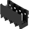 Pin header, 4 pole, pitch 5 mm, straight, black, 1796500000