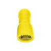 Vogt 3947 Blade Receptacle 6.3mm 0.8mm 180° Insulated Yellow