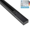 Blaupunkt Szyna 1-fazowa STORM dł. 1 m z zakończeniami, kolor czarny, BLAUPUNKT-S1B1