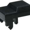 Cap, slim, (L x W x H) 17.1 x 12.3 x 6.3 mm, black, for short-stroke pushbutton DIGITAST, 719-0101-000