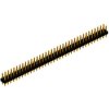 Pin header, 72 pole, pitch 2.54 mm, straight, black, SLL P2 097 72 G