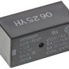 Przekaźnik mocy 5V dc SPST Omron 200mW, montaż PCB 125Ω Otwór przezierny