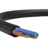 Przewód prądowy H05VV-F / OWY 500V 3x1 warsztatowy czarny linka Elektrokabel /100m/
