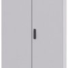 Szafka wolnostojąca, ALPHA 630, drzwi: 2, Stal, Jasnoszary, 1900 x 1050 x 210mm, IP43, Montaż zgrzewany