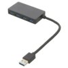 Hub USB, USB A gniazdo x4, USB A wtyk, USB 3.2, PnP, 5Gbps UA0396