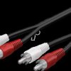 50340 RCA cable, 2x RCA plugs to 2x RCA plugs, 15 m