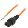 SCHAFFNER-820130 Kabel IEC C13 żeński 4m z blokadą IEC LOCK 10A 250V