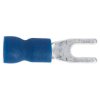Sealey BT13 Easy-Entry Fork Terminal Ø3.7mm (4BA) Blue Pack of 100